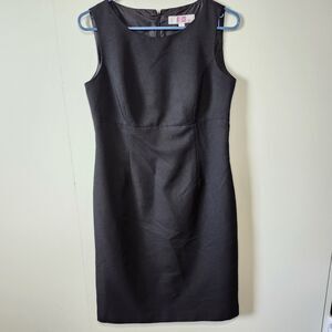 9 & Co Black Sleeveless Sheath Dress Sz 6 Office Suit Separates